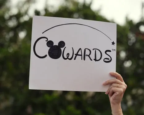 Hundreds Rally In Front Of Mickey Mouse Company HQ Over ‘Anti-Free Speech’ Kimmel Cancellation